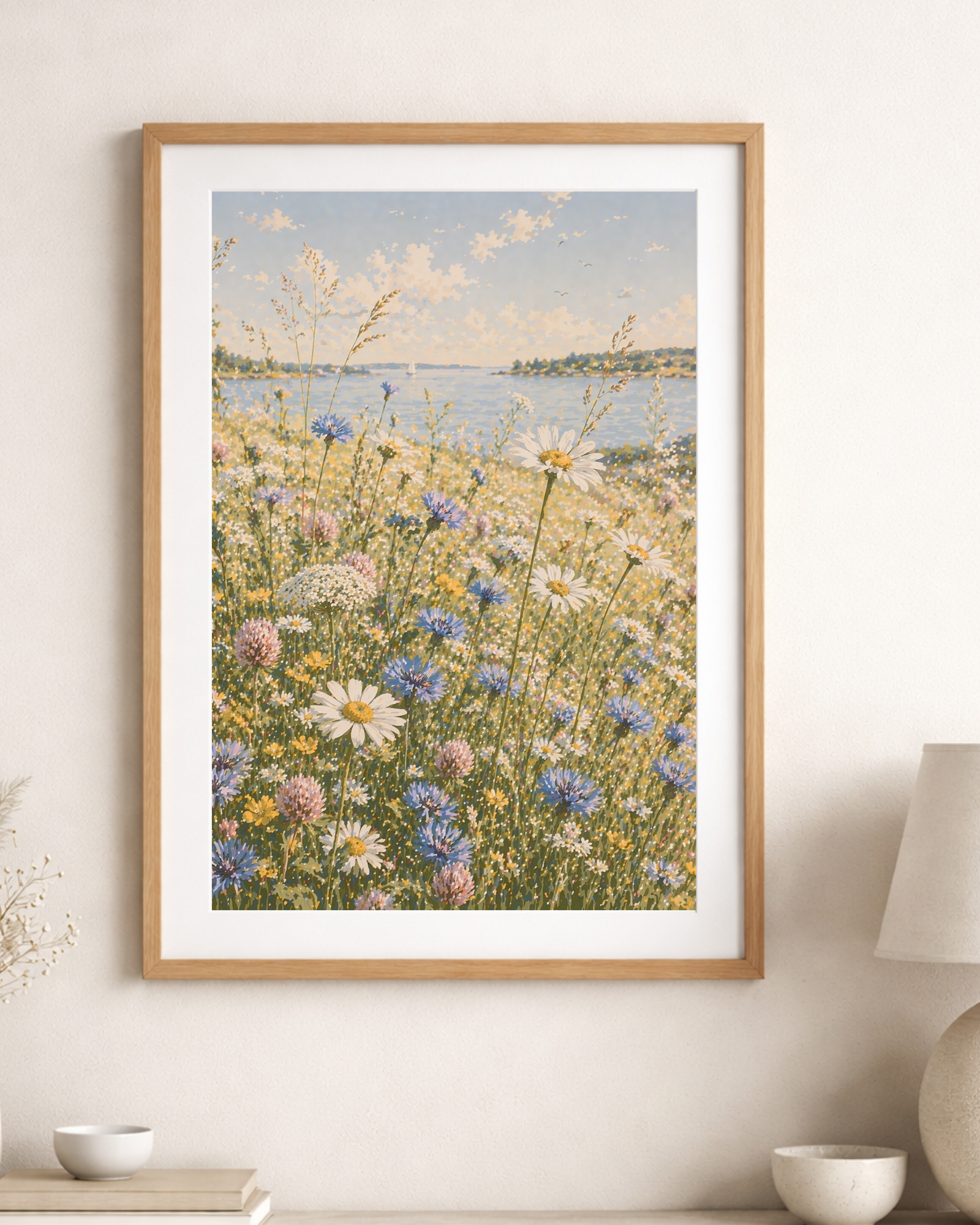 Vildblomsäng Poster – Vintage