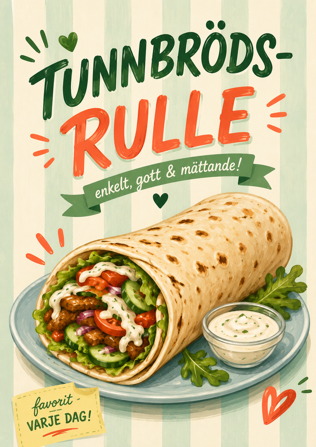 Tunnbrödsrulle