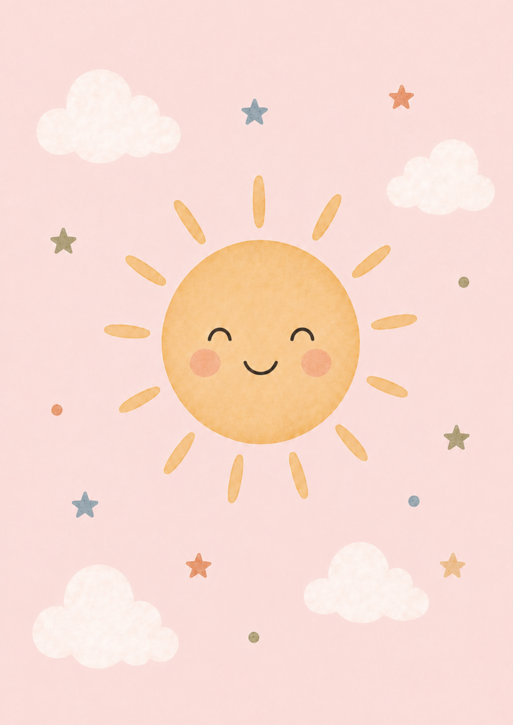 Solen Rosa himmel