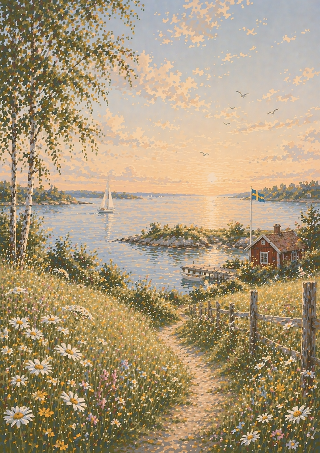 Skandinavisk sommaridyll